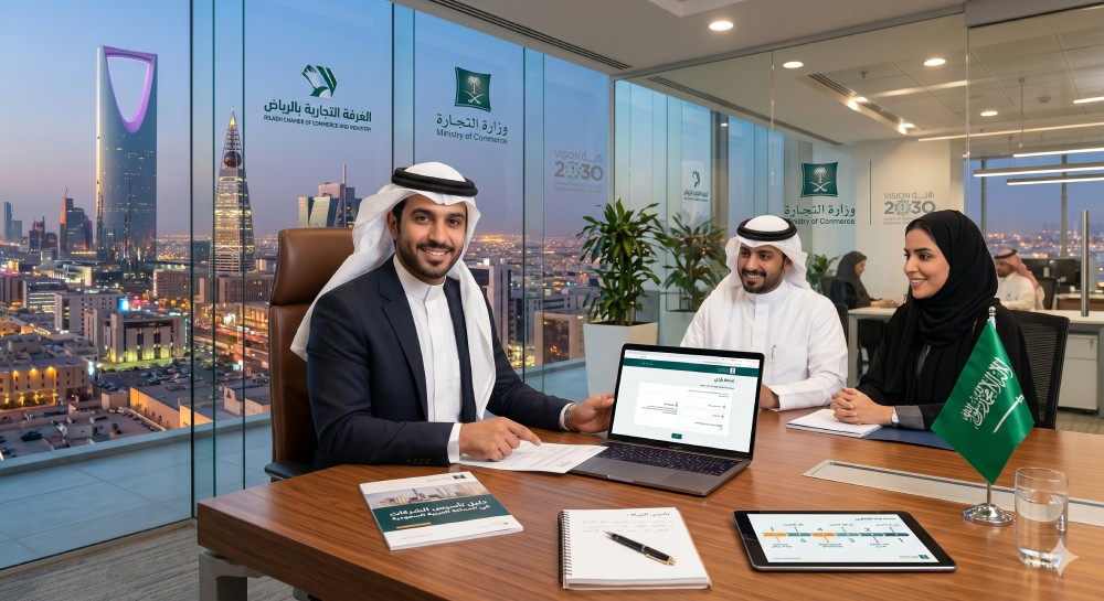 مبان ووثائق ترمز إلى تأسيس الشركات